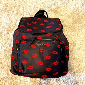 Kate Spade Lips backpack